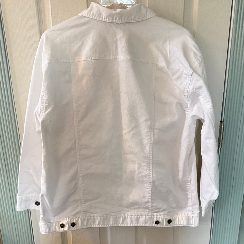 Denim 24/7 Crisp White Denim Jacket - Picture 3 of 3